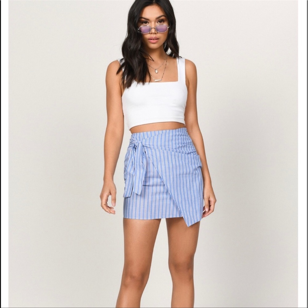 NWT TOBI Faux Wrap Skirt